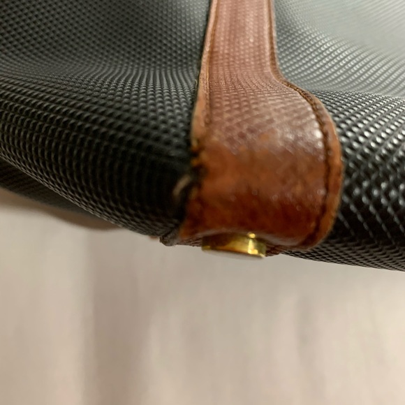 vintage BOTTEGA VENETA oversized zip top TOTE BAG - Picture 4 of 14